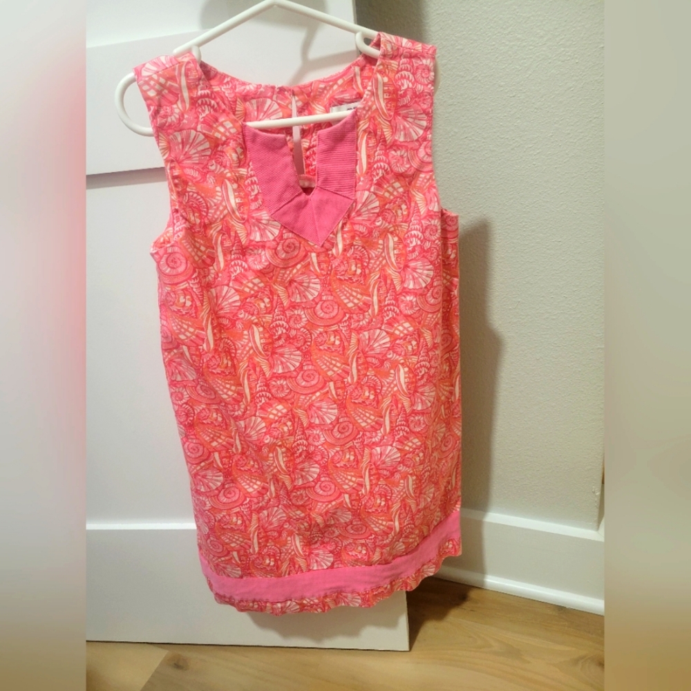Vineyard Vines hot pink paisley dress